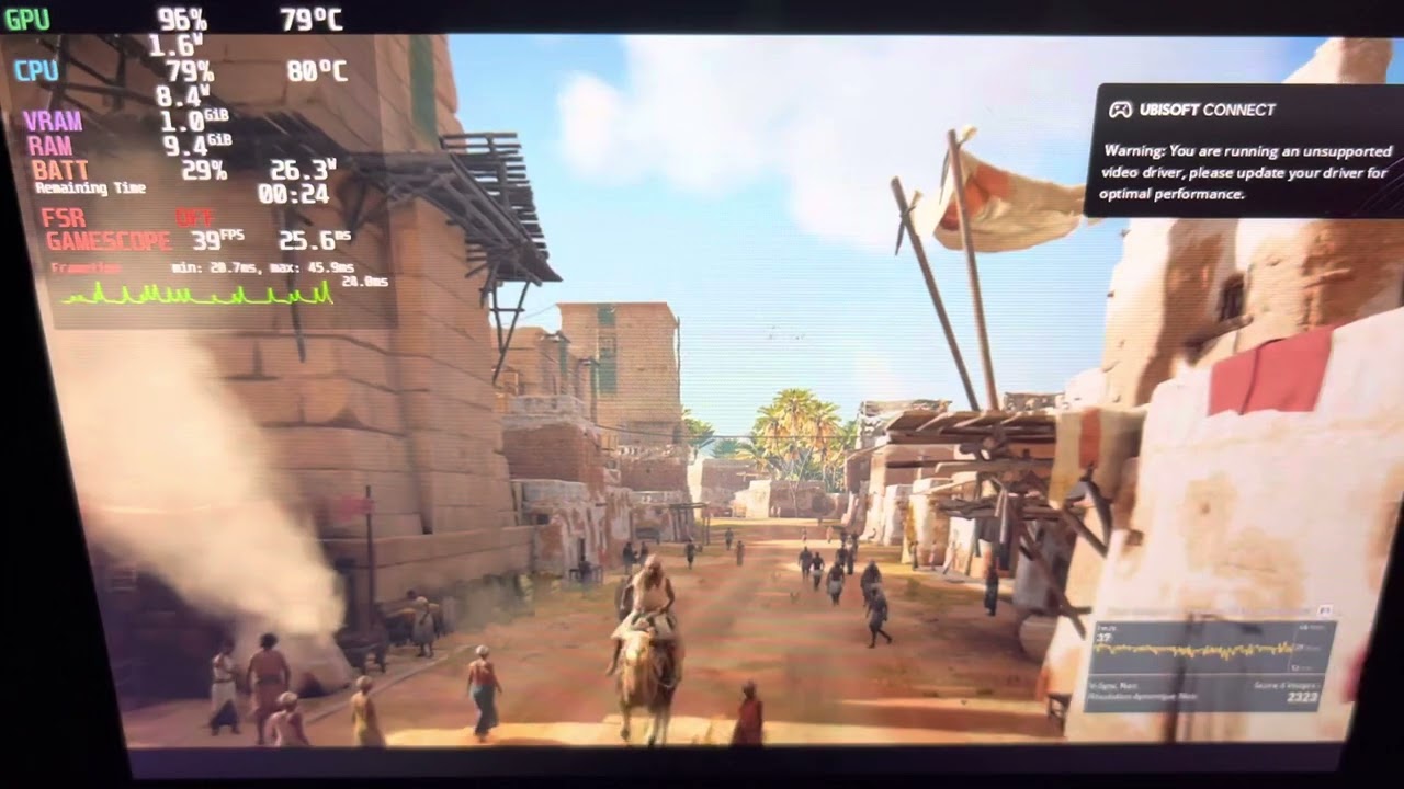 [ STEAM DECK ] Assassin&rsquo;s creed Origins High Settings Benchmark