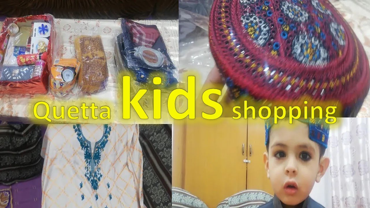 Mera Bhatijo Ka Nanko Sa Ai Hai Eidi | EID Shopping |Quetta Kids Eid Shopping |Traditional Style Eid