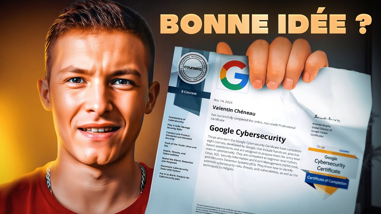 La Certification Cybersécurité de Google vaut-elle le coup ?