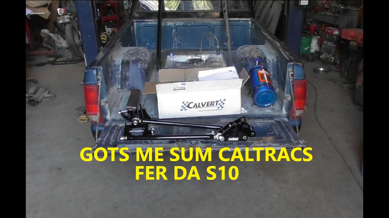 caltracs installed on the s10, finally ready to go racing at i29 dragway, caltrac installation