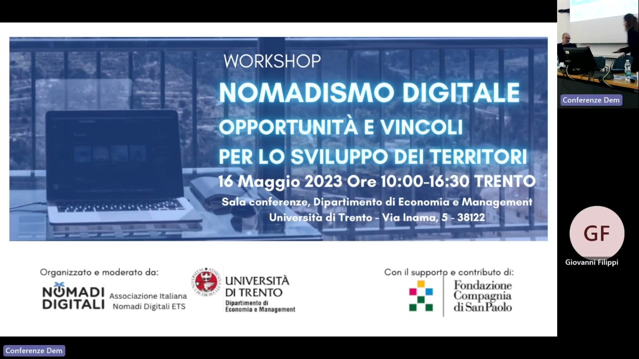 Nomadismo Digitale: Opportunità e Vincoli per lo Sviluppo dei Territori (I parte)