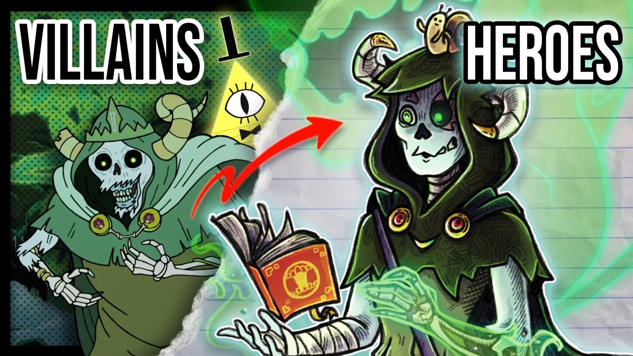 I Turned ICONIC Cartoon Villains into Heroes (Redesigns & Stories)