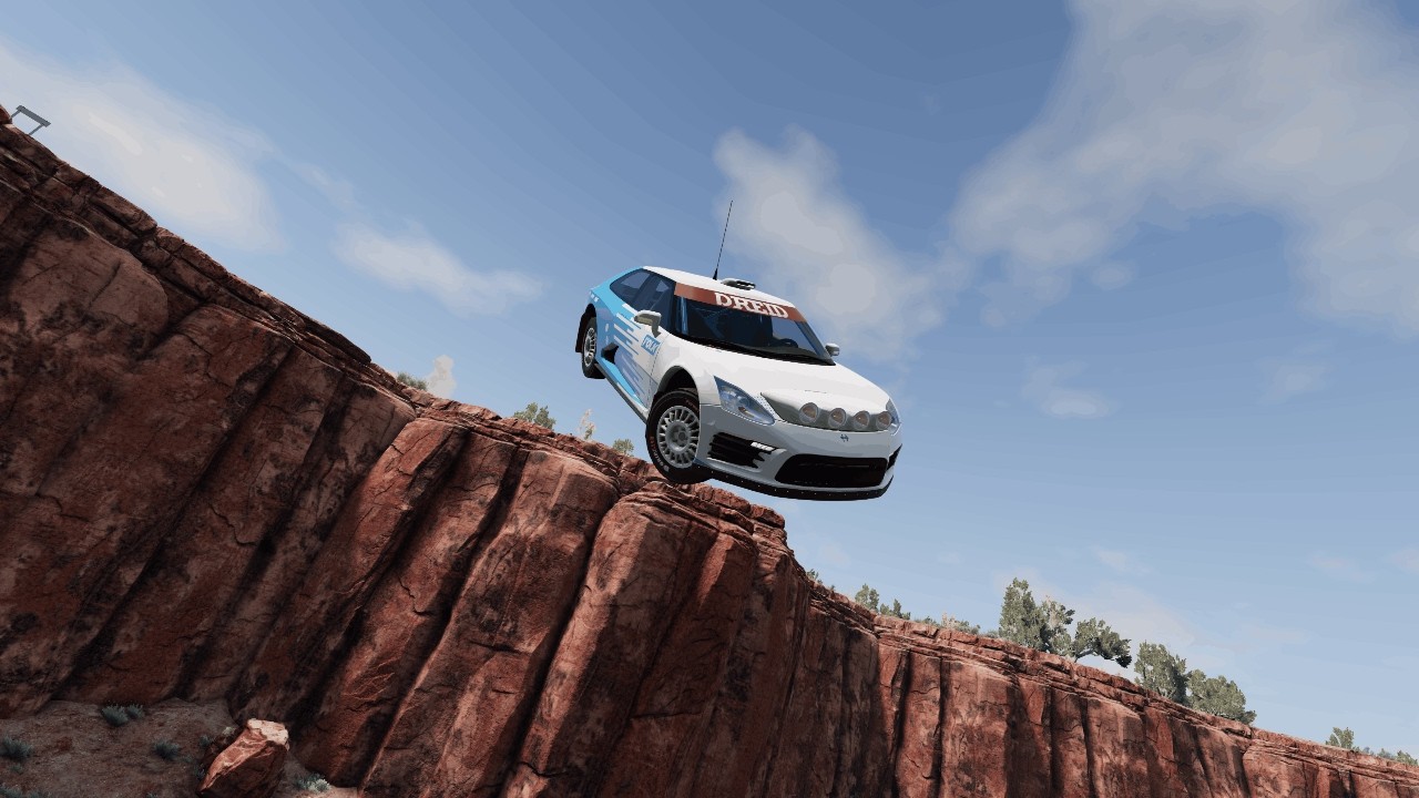 Beamng Drive - satisfying cliff jumping #1