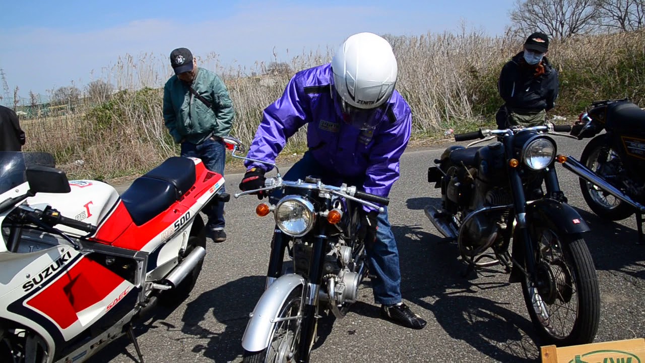 2019/3/17_ホンダCB93エンジン始動