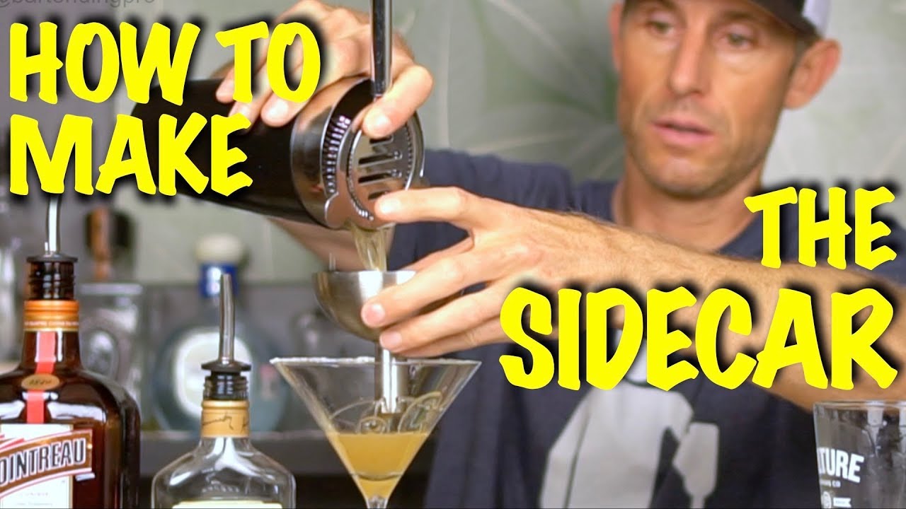 The Sidecar Drink Recipe - Bartending 101