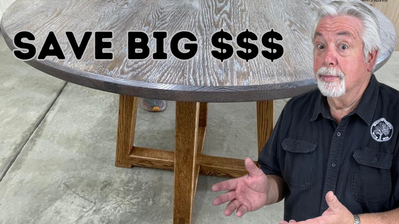 DIY Oak Table: Save Hundreds with this Money-Saving Dupe!