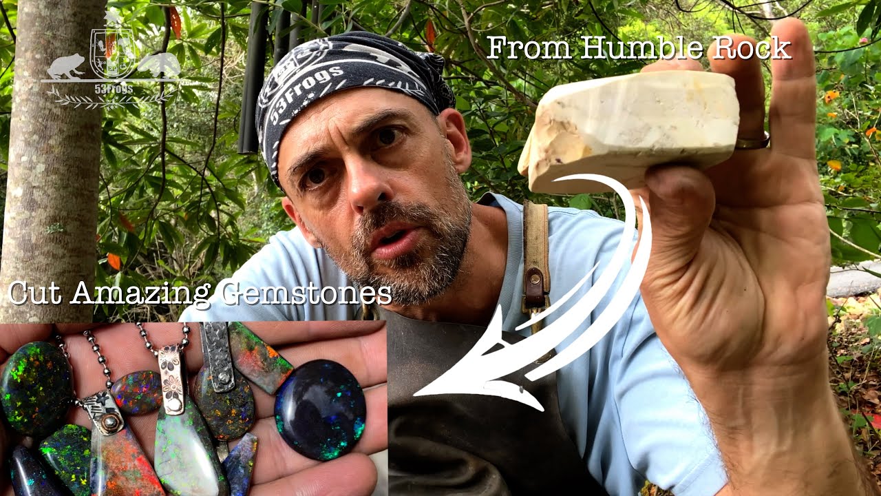 Why I Stopped Being an Opal Snob – Cutting Andamooka Matrix Opal