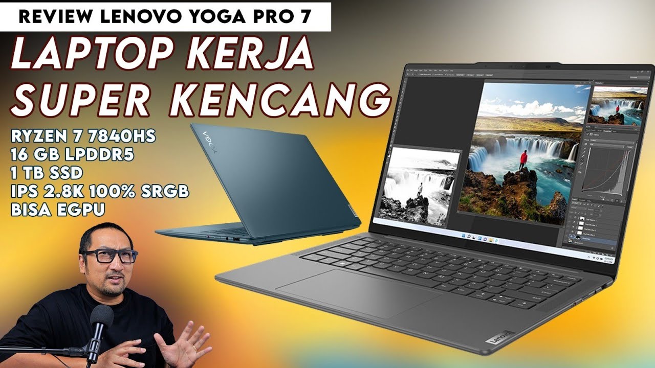 Laptop Profesional AMD Ryzen 7, Tipis, Premium & Super Kencang! Review Lenovo Yoga Pro 7 (14APH8)