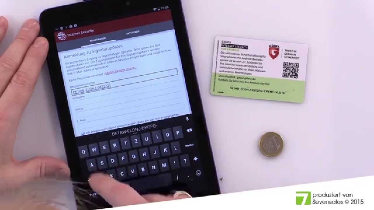 GDATA Installation auf Smartphone und Tablet