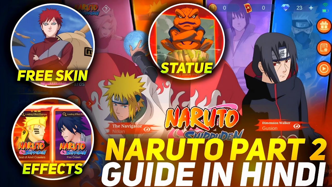 Naruto Part 2 Guide In Hindi | Free Skin | Upcoming Events In Moba Legends 5v5 | Mlbb | Vrin
