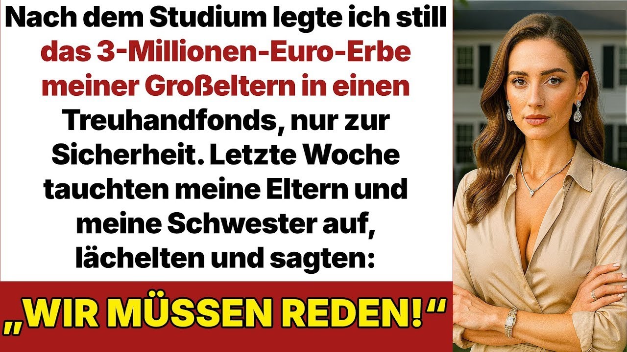 Nach dem Studium übertrug ich heimlich das Erbe meiner Großeltern – und plötzlich standen sie da!