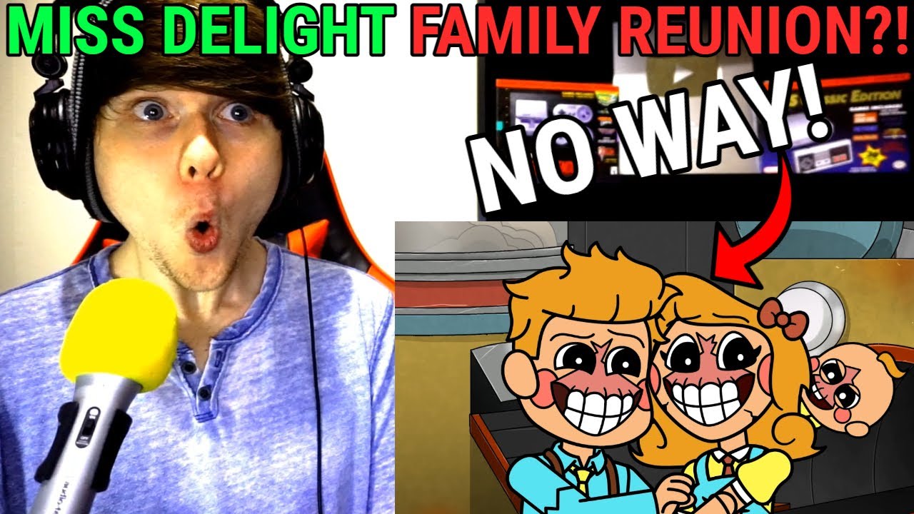 MISS DELIGHT FAMILY REUNION?! (Cartoon Animation) @GameToonsOfficial REACTION!