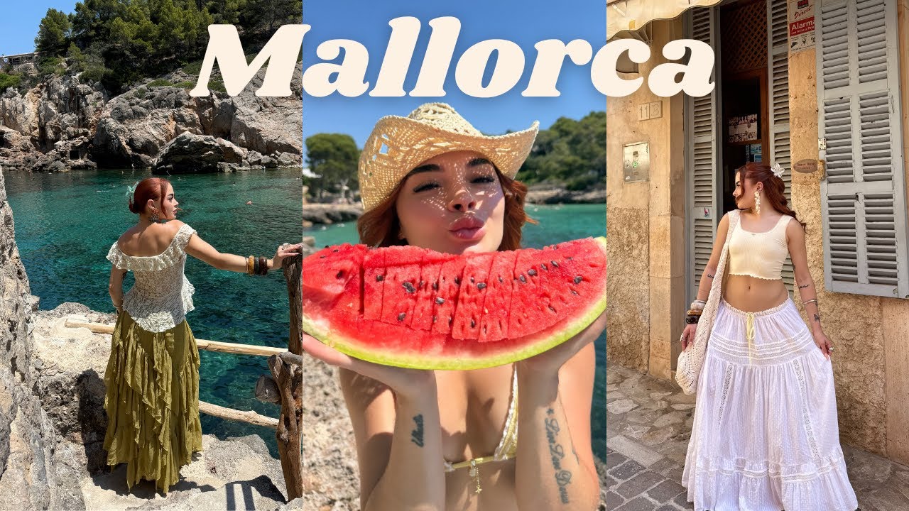 Mallorca Vlog 2025 🌺 Outfit inspo, beaches & food spots | *summer vibes*