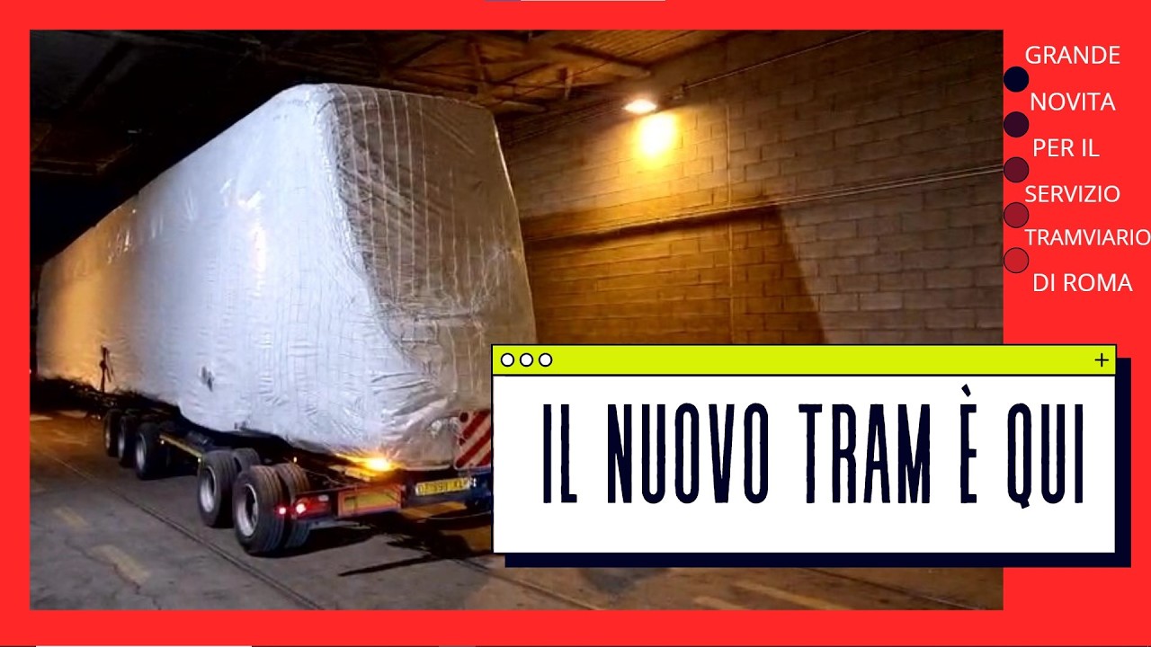 Il primo CAF Urbos a Roma | Nuovo tram è arrivato