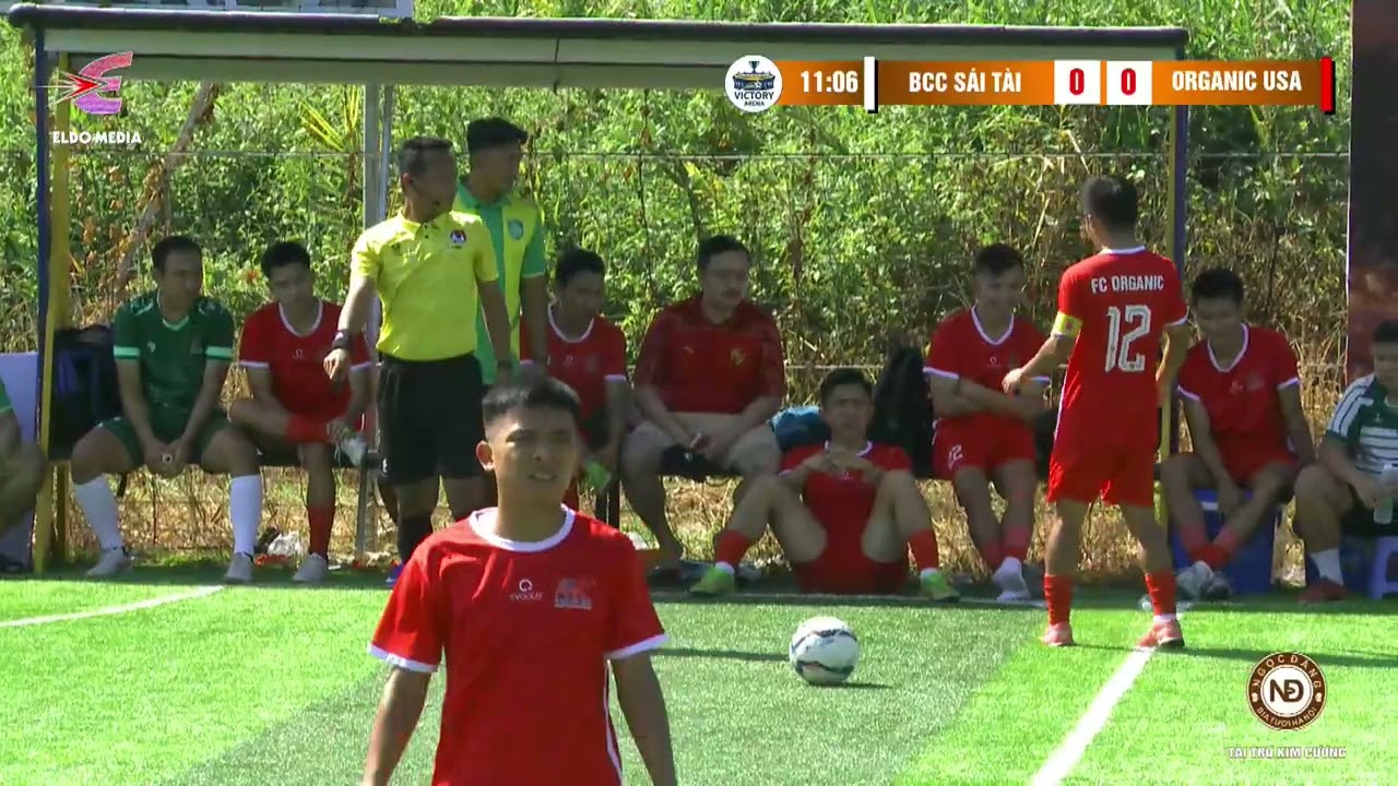 S7 KIÊN GIANG OPEN - BIA TƯƠI NGỌC ĐĂNG 2026: BCC SÁI TÀI - ORGANIC USA | Sân Bóng Victory Arena