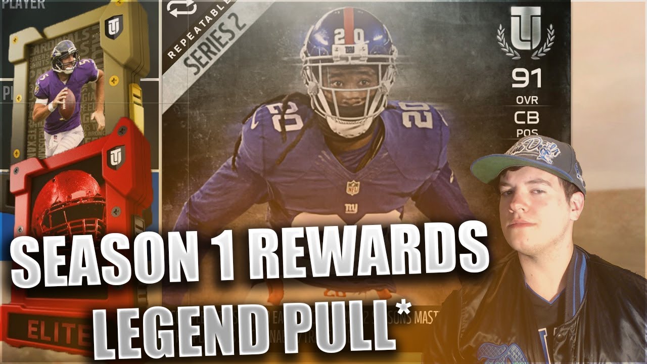 LEGEND PULL** H2H, SALARY CAP AND MUT DRAFT SEASON 1 REWARDS !- Madden Ultimate Team 18