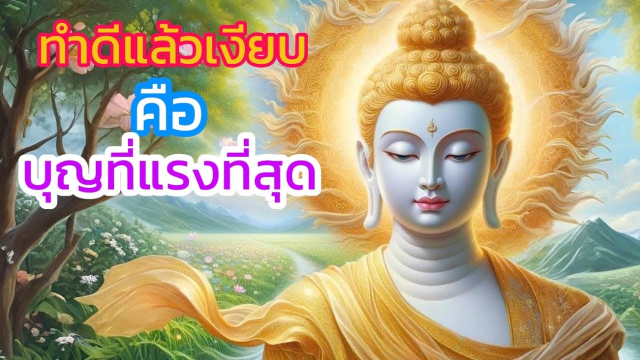 ทำดีแล้วเงียบ คือบุญที่แรงที่สุด|ใจสงบเมื่อพบธรรม