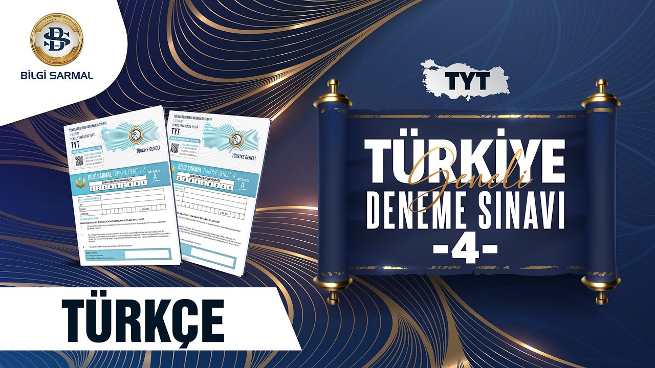 Bilgi Sarmal Türkiye Geneli 4. Deneme Sınavı - TYT Türkçe Soru Çözümleri | YKS 2025