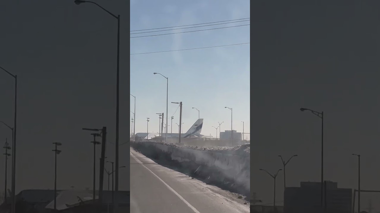 Grounded Russian Cargo Plane at Pearson International Airport