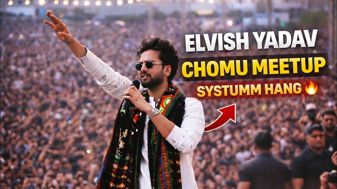 Elvish Yadav Chomu Meetup live | Elvish Yadav Zarza Club Video | Elvish Yadav Zarza Club meetup 