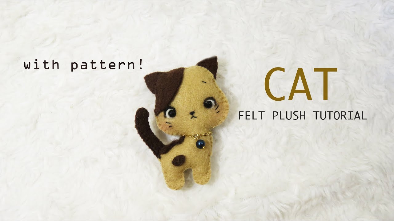 Cat Felt Plush Tutorial