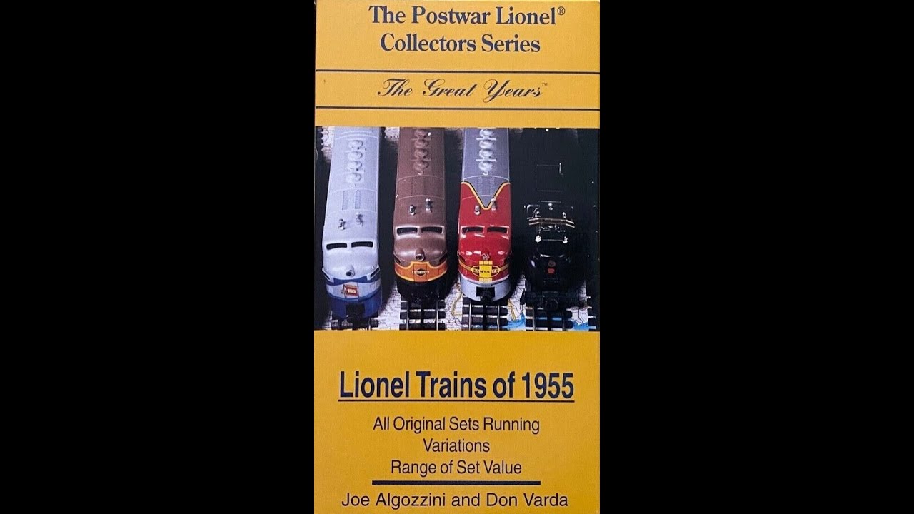 The Lionel Postwar Collectors Series: The Great Years 1955 VHS (1995) RARE Out of Print #lionel