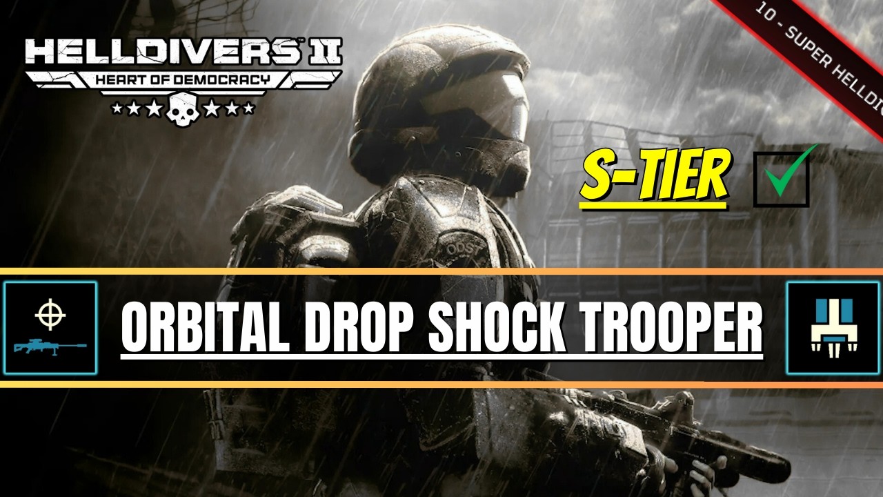 Helldivers 2: Orbital Drop Shock Trooper 