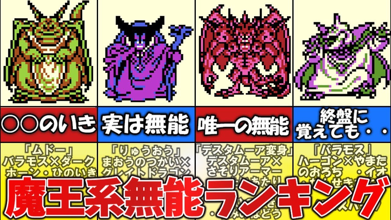 【テリワン】？？？系の特技無能ランキング後編【DQM】