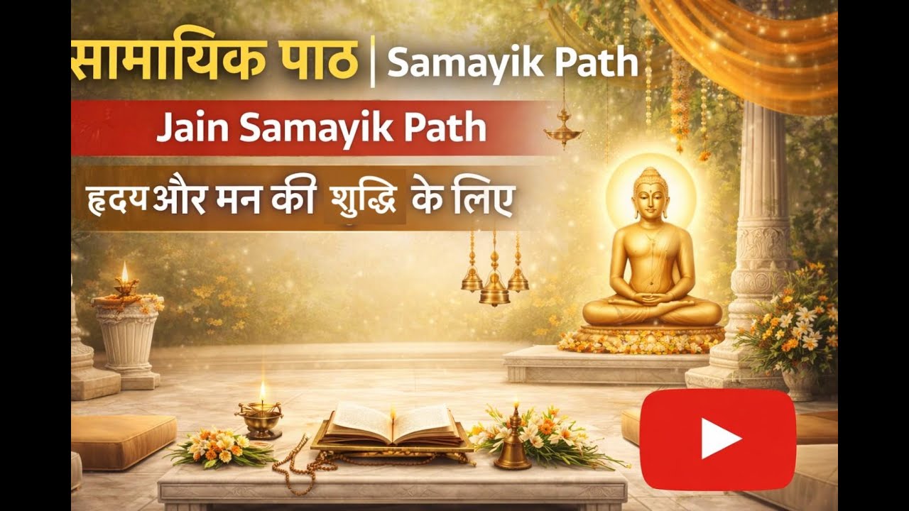 सामायिक पाठ | Jain Samayik Path | मन और आत्मा की शुद्धि | शांतिपूर्ण जैन सामायिक