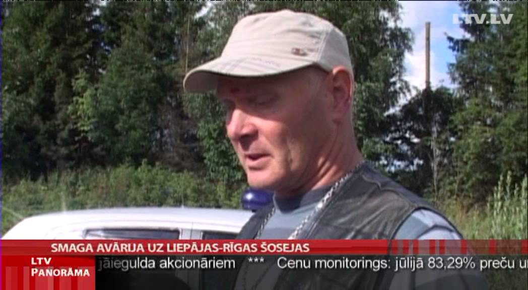 Smaga avārija uz Liepājas šosejas