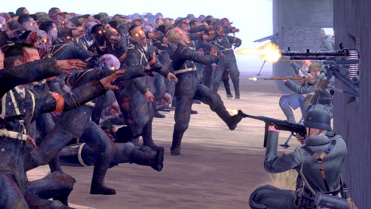 WW2 ZOMBIE D-DAY INVASION! Call To Arms: Gates Of Hell Mod