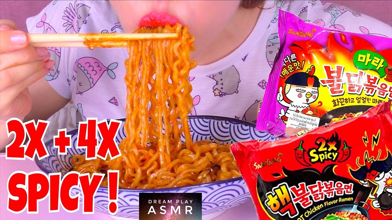 ★ASMR★ 🔥Fire Noodles MUKBANG | Dream Play ASMR