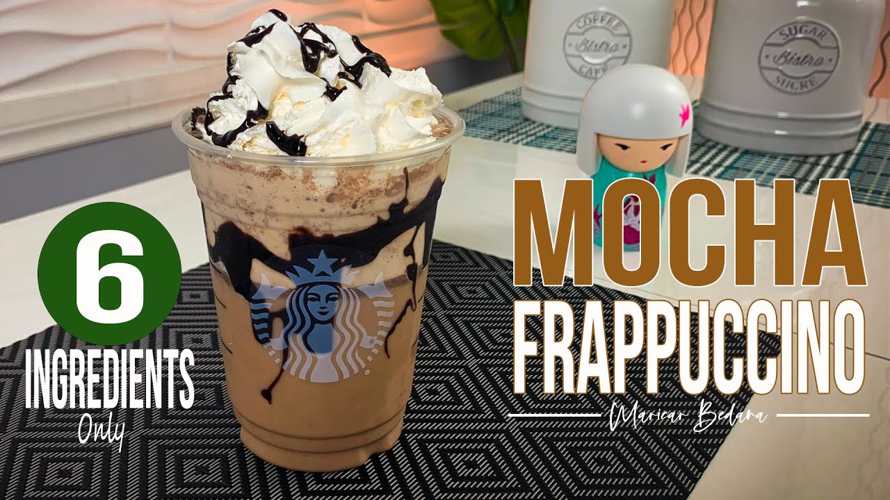 Homemade Starbucks Mocha Frappuccino | 스타벅스 모카 프라푸치노 만들기