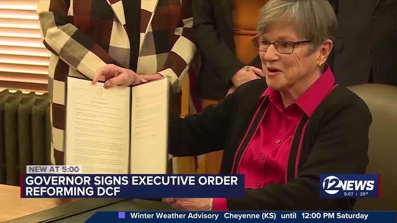 KS Gov. wants to protect foster children