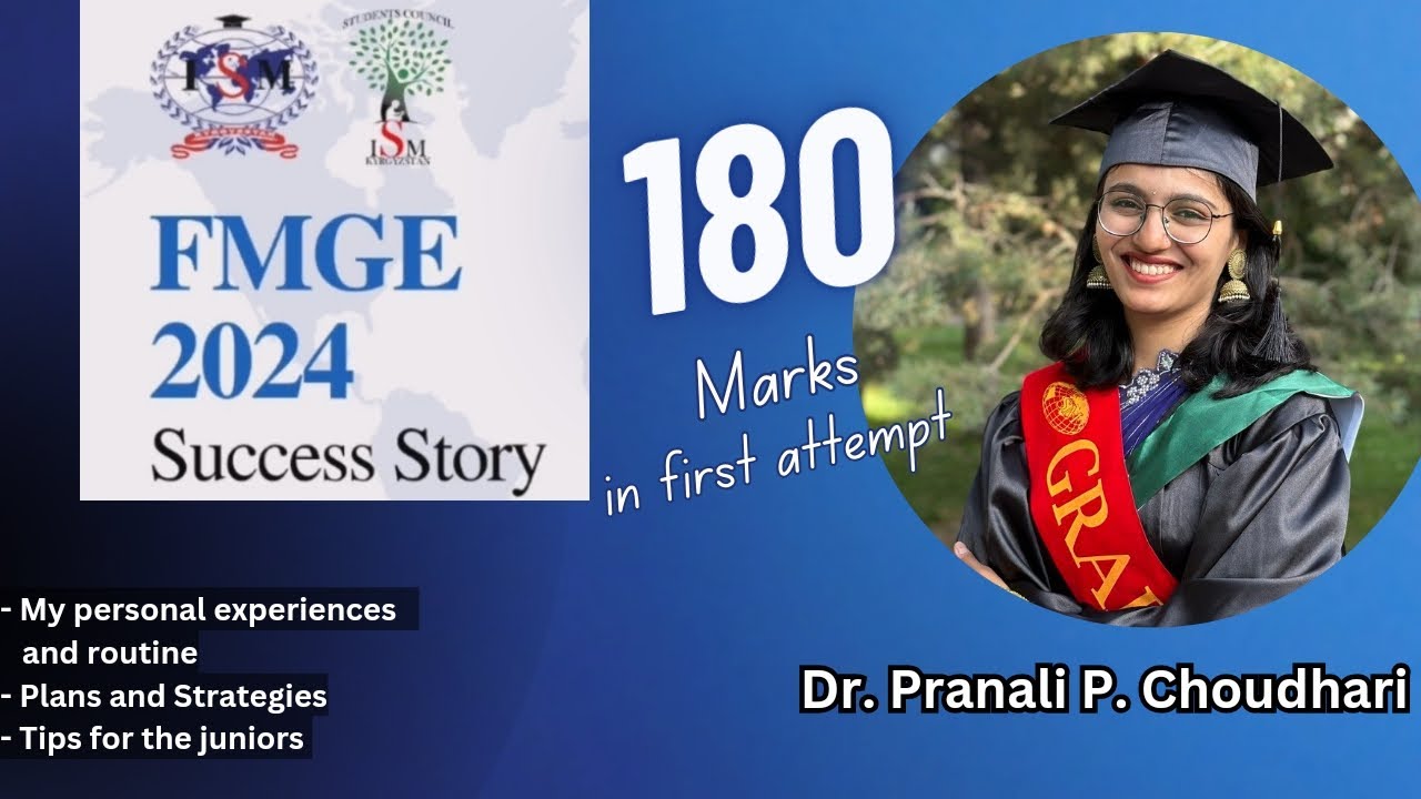 HOW I PASSED FMGE 2023 in my FIRST ATTEMPT ⚕️|Interview by IHSM,Kyrgyzstan👩🏻&zwj;⚕️#fmge #fmge2023 #fmg