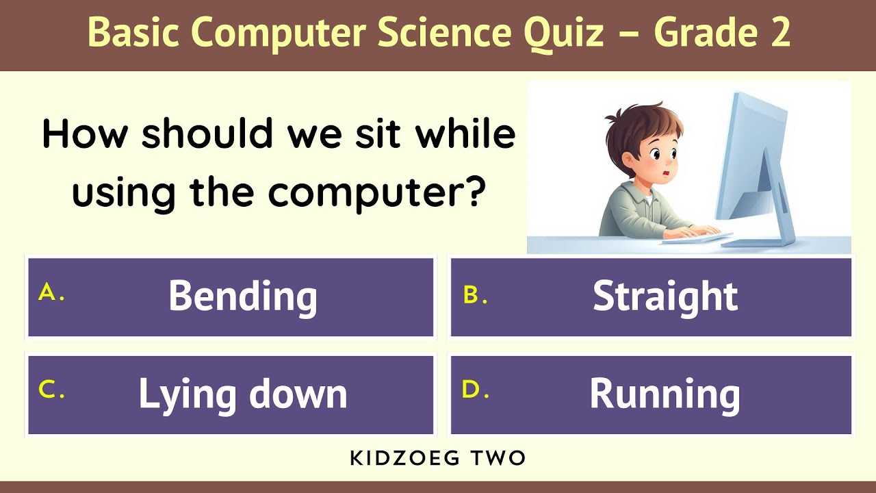 Basic Computer Science Quiz for Grade 2 | 25 Questions to Build Early Digital Skills for Kids Online