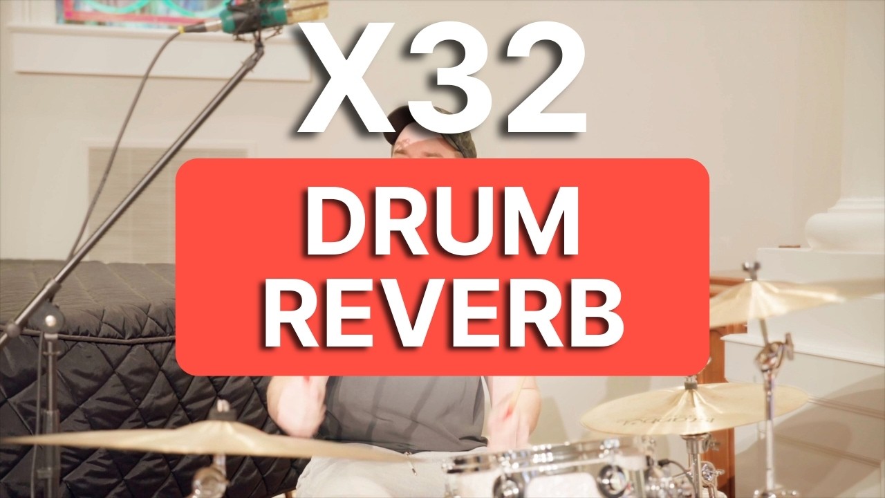 BEHRINGER X32 DRUM EFFECTS ДЛЯ БОГОСЛУЖЕНИЯ | PLATE REVERB | GATED REVERB
