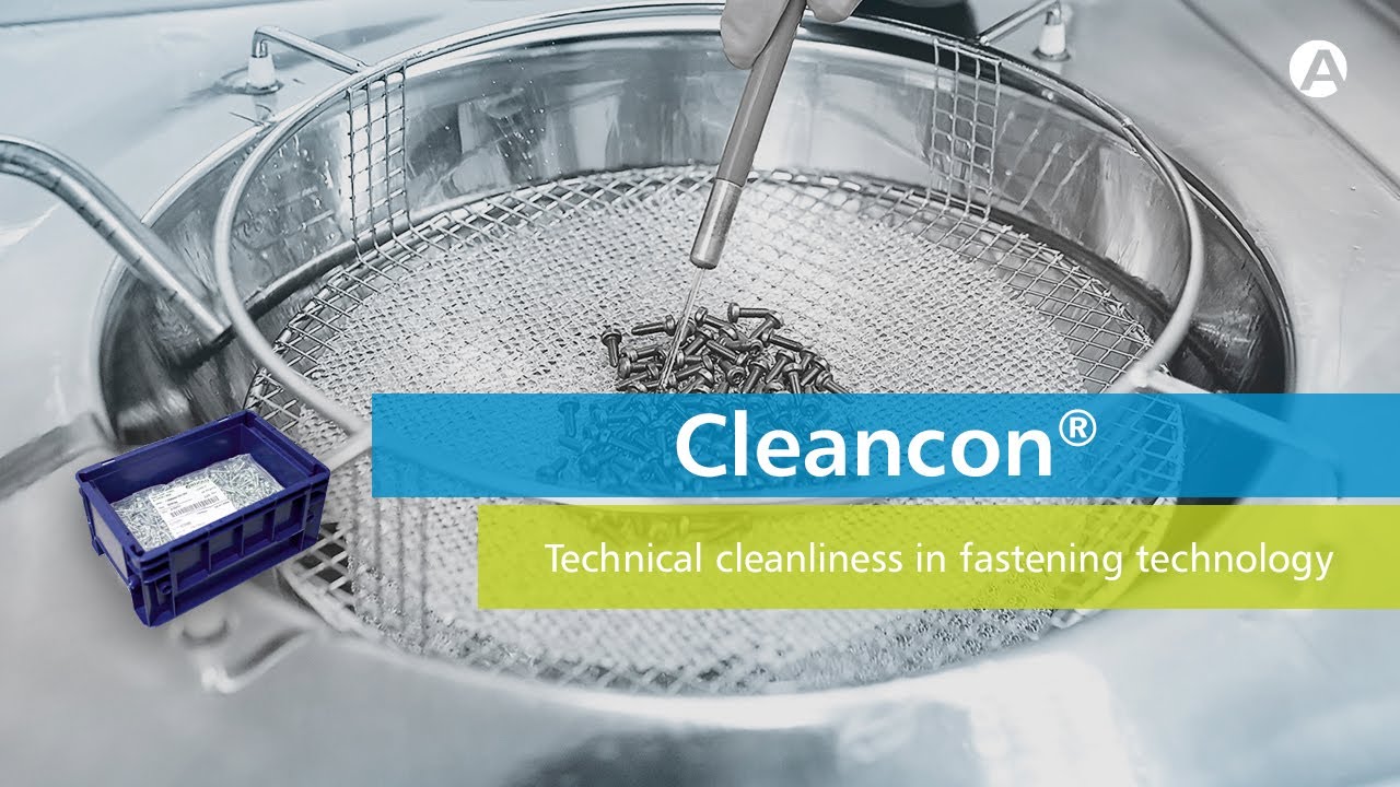 Ultra-fine cleaning for fastening elements with ARNOLD Cleancon&reg;