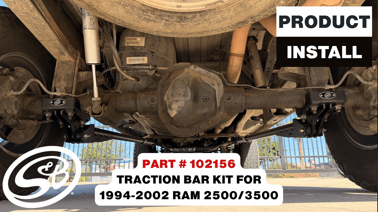 S&B Traction Bars Install | 1994-2002 Dodge Ram 2500/3500
