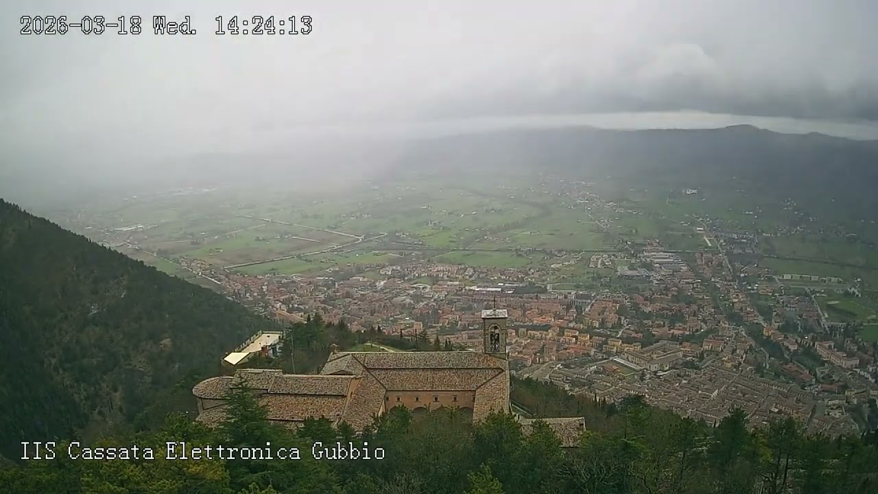 Gubbio Timelapse del 18/03/2026