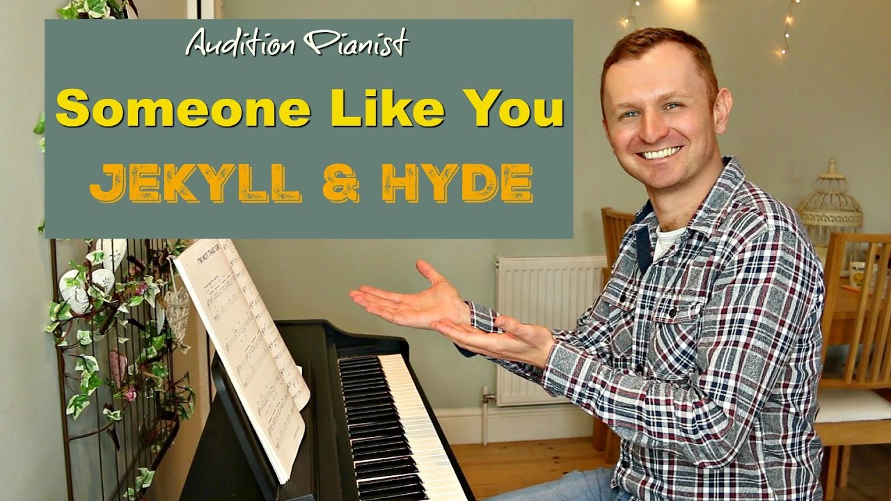 Someone Like You: JEKYLL & HYDE  (Piano Backing / Instrumental / Karaoke Track)