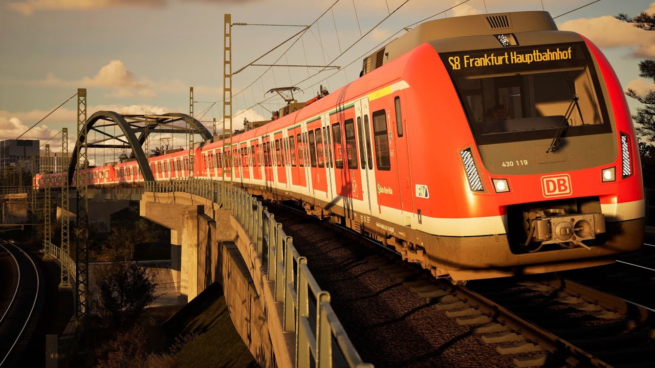 Train Sim World 6 S-bahn Rhein Main Frankfurt HBF DB BR 430 emu S8
