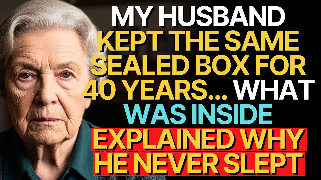 MY HUSBAND KEPT THE SAME SEALED BOX FOR 40 YEARS…  👵🥀 A TRUE STORY ABOUT THIS GRANDMA