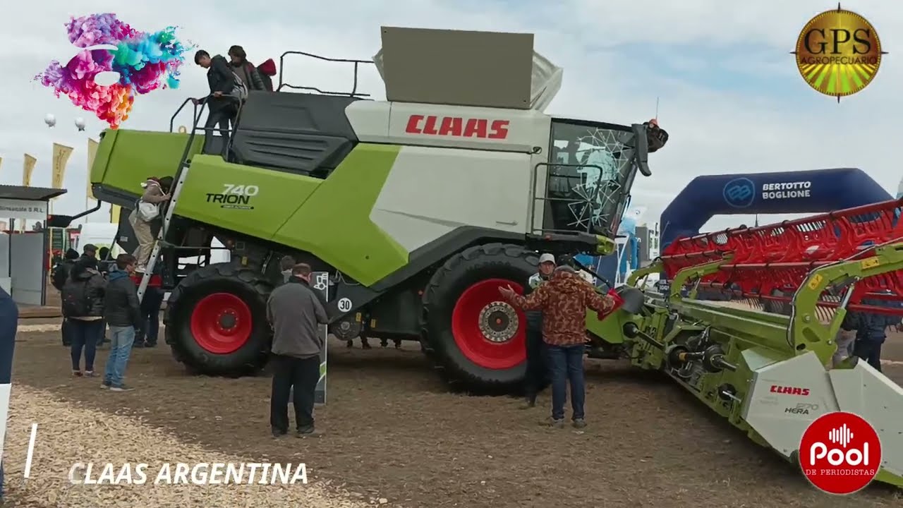 CLAAS presentó en Agroactiva la cosechadora más flexible del mercado