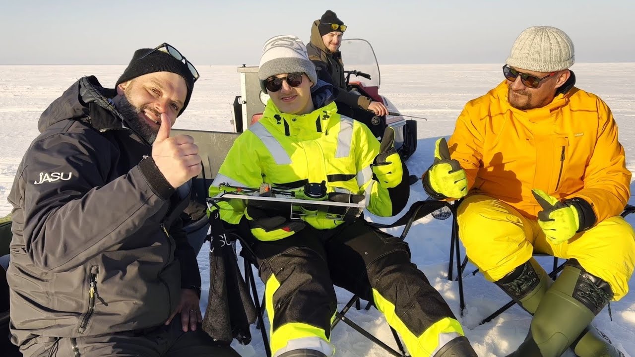 Kalakingi Antin ikimuistoinen pilkkip&auml;iv&auml; Lumijoen Varjakassa
