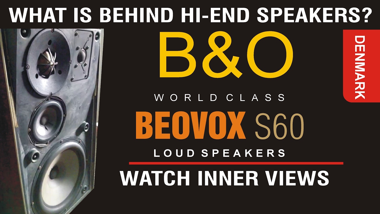 Bang & Olufsen B&O Beovox S 60 1975 Hi Fi Passive Loudspeakers