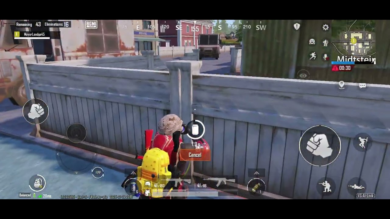 My  game Play 🔫 vs AI 👽 kills 25 💀