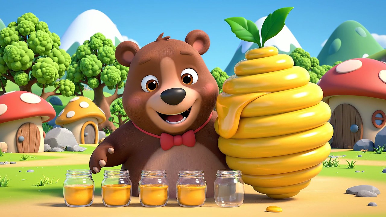 Benny Bear and the Honey Mountain Challenge Adventure | Nursery Rhymes for Kids | Baby Songs for