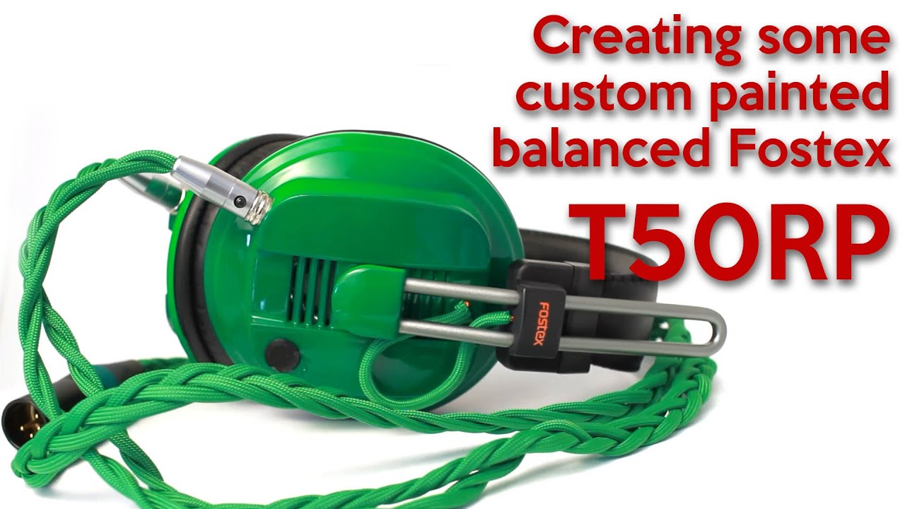 Making some fully custom balanced fostex T50RP
