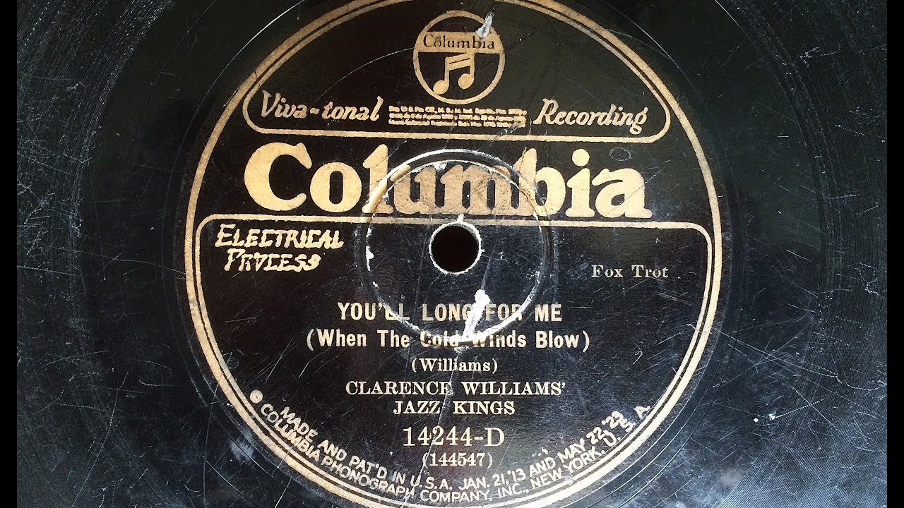 Clarence Williams' Jazz Kings: You'll Long For Me (When The Cold Winds Blow)